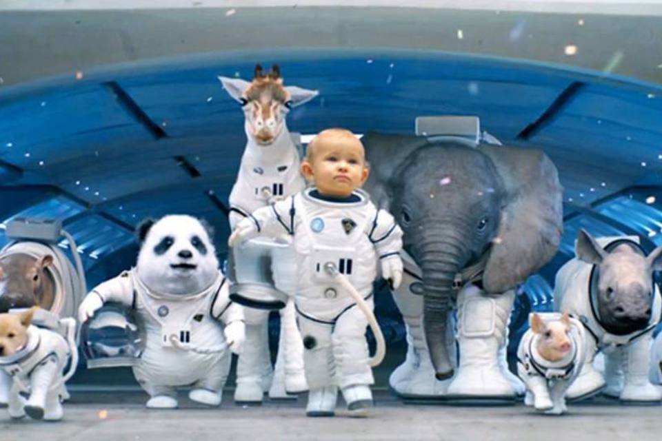 Kia mostra de onde vem os bebês com filhotes espaciais
