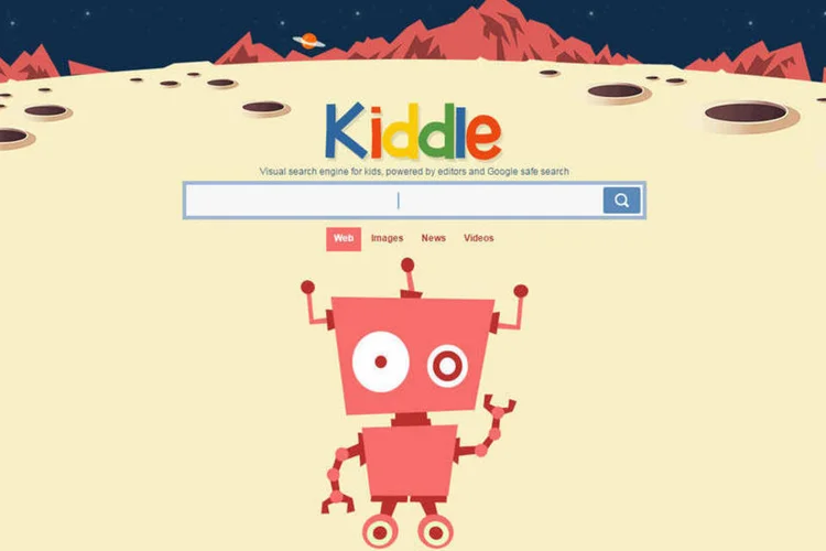 
	Kiddle: a p&aacute;gina segue um layout bastante parecido o Google original, mas devidamente inserido em sua proposta
 (Reprodução/ Google)