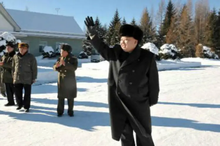 Kim Jong-Un, líder norte-coreano: reunião acontecerá dentro de um encontro entre a Cruz Vermelha japonesa e a norte-coreana (AFP)