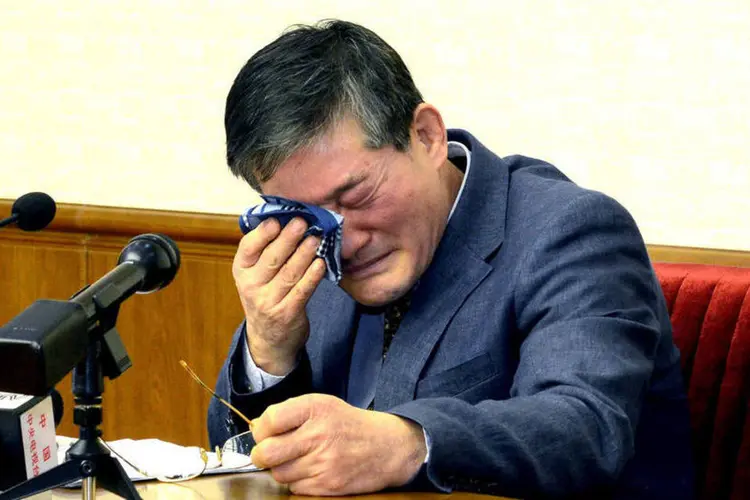 
	Kim Dong Chul, sul-coreano com nacionalidade americana condenado a trabalhos for&ccedil;ados na Coreia do Norte: a Coreia do Norte vem sendo criticada por seu hist&oacute;rico de direitos humanos
 (KCNA/ Reuters)