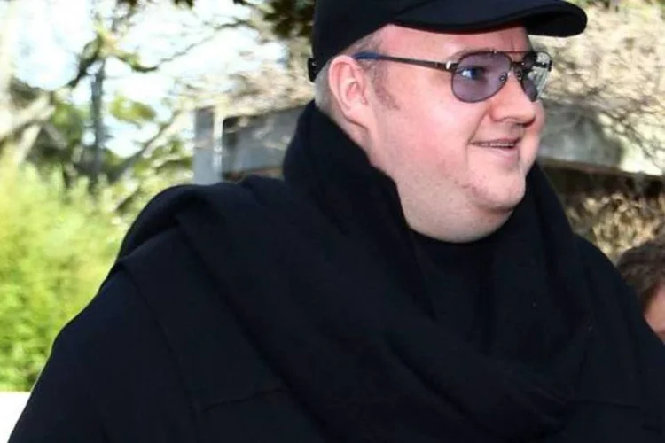 
	Kim Dotcom, fundador do Megaupload: &quot;Esse n&atilde;o &eacute; um tipo de dedo do meio para o governo dos EUA ou para Hollywood&quot;
 (Simon Watts/Reuters)