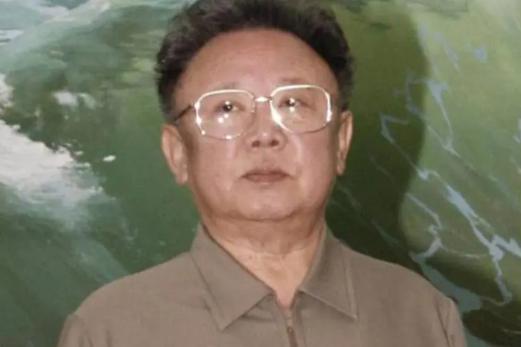 Kim Jong-Il, líder norte-coreano: base de mísseis parece mais moderna que a já existente (Getty Images)