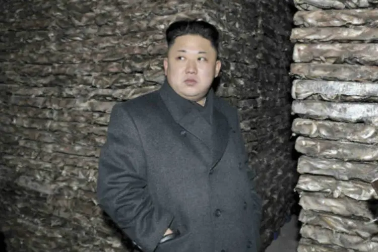 
	Kim Jong-un, l&iacute;der da Coreia do Norte: habitualmente os candidatos s&atilde;o escolhidos por unanimidade pelo temor dos eleitores de sofrer repres&aacute;lias das autoridades
 (KCNA/Reuters)