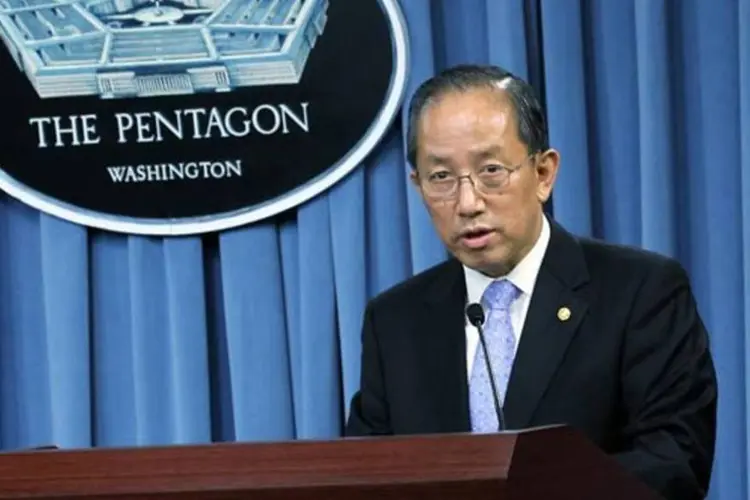 Kim Tae-young, ministro da Defesa sul-coreano, foi pressionado para renunciar (Alex Wong/Getty Images)