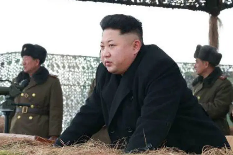 
	O l&iacute;der norte-coreano, Kim Jong-un: vice primeiro-ministro foi executado em maio ap&oacute;s mostrar sua inconformidade com rela&ccedil;&atilde;o &agrave; pol&iacute;tica florestal do governo
 (AFP/ Kns)