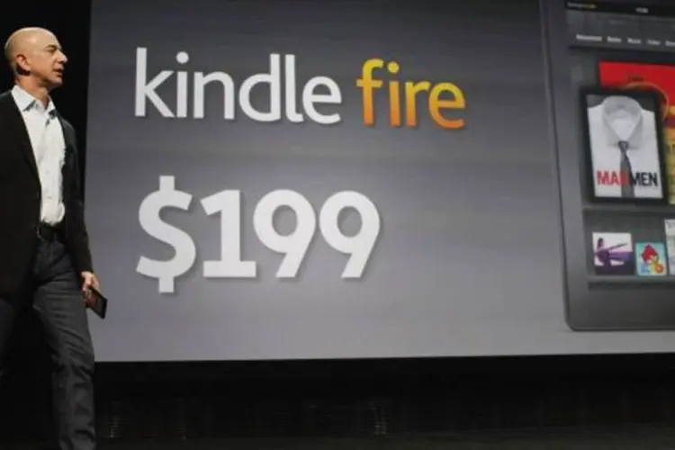 As encomendas do Kindle Fire começaram hoje, mas o produto só estará disponível a partir de 15 de novembro (Spencer Platt/Getty Images)