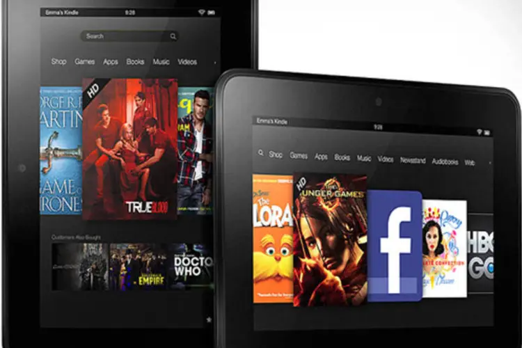 
	Kindle Fire HD: a Amazon Appstore distribui apps para os tablets Kindle Fire e para outros dispositivos com Android
 (Divulgação)