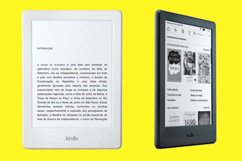 Amazon lança novo Kindle mais leve e fino por R$ 299