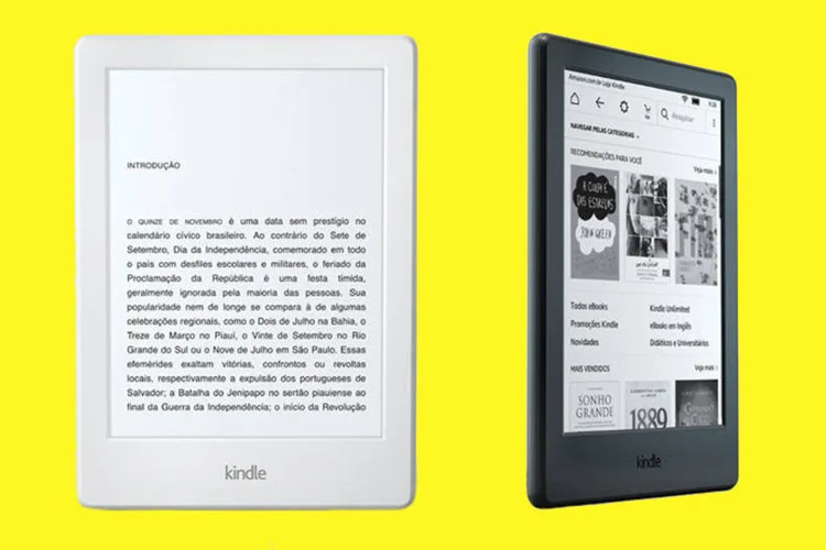 
	Novo Kindle: o dispositivo est&aacute; mais fino e mais leve
 (Divulgação/Amazon)
