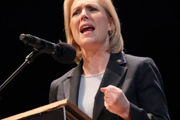 Kirsten Gillibrand: senadora norte-americana está entre os autores da lei contra o Irã (Astrid Stawiarz/Getty Images)