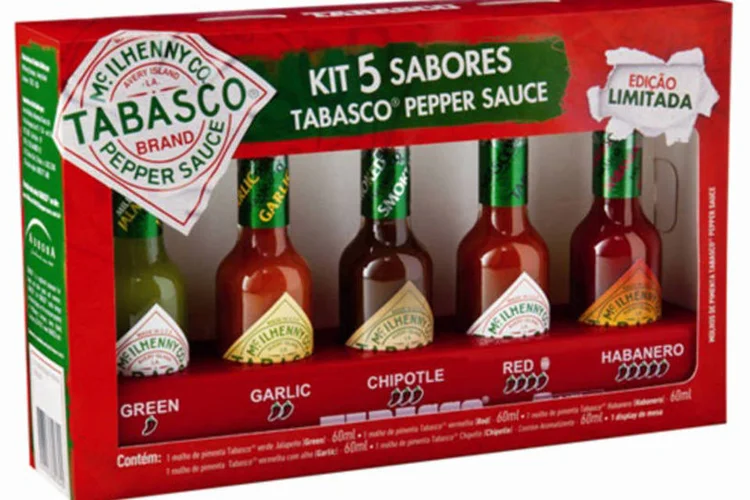 Vencedores ganharão o Kit 5 Sabores Tabasco (Divulgação)