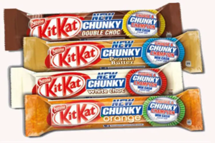 
	Kit Kat: em comunicado, a Nestl&eacute; informou que n&atilde;o recebeu outras reclama&ccedil;&otilde;es parecidas sobre o chocolate, mas decidiu fazer o recall voluntariamente para &quot;evitar quaisquer riscos ao consumidor&quot;.
 (Divulgação)