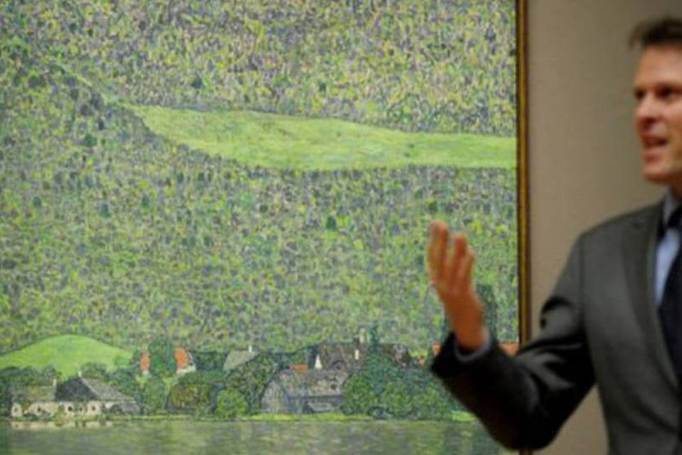 Tela de Klimt leiloada por US$ 40 milhões