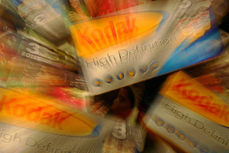 Kodak: empresa viu suas ações dispararem após a notícia que está fornecendo insumos para a hidroxicloroquina (Scott Olson/Getty Images)
