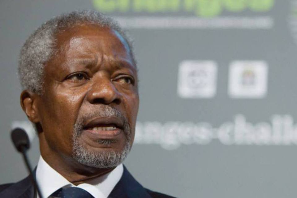Ban Ki-moon e Kofi Annan discutirão crise síria