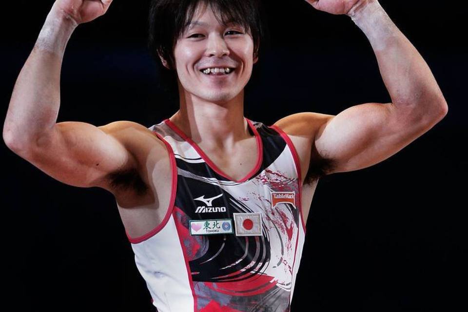 Japonês Uchimura é tricampeão no Mundial de Ginástica