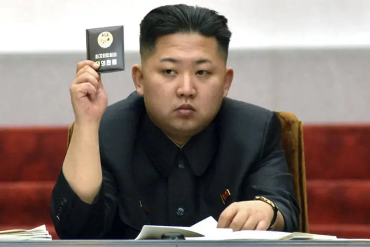 
	Kim Jong-un: a Coreia do Norte enfrenta nestes dias uma forte press&atilde;o da comunidade internacional ap&oacute;s ter realizado seu quarto teste nuclear
 (REUTERS)