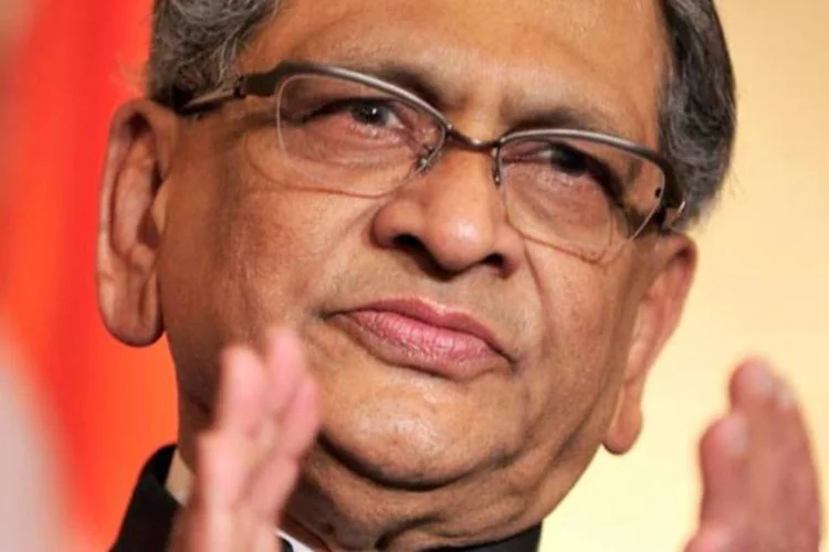O ministro de Assuntos Exteriores indiano, Somanahalli Mallaiah Krishna (Getty Images)