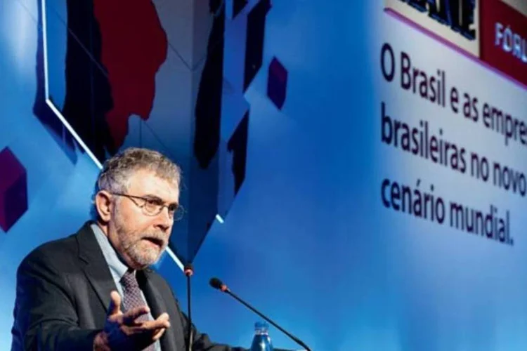 Paul Krugman, no EXAME Fórum: para progredir, o Brasil tem de investir nos talentos  (Germano Lüders/EXAME.com/Exame)