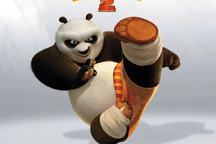 Po, de Kung Fu Panda 2: mais fácil virar mestre de artes marciais do que bater o 2D (Divulgação/Reprodução)