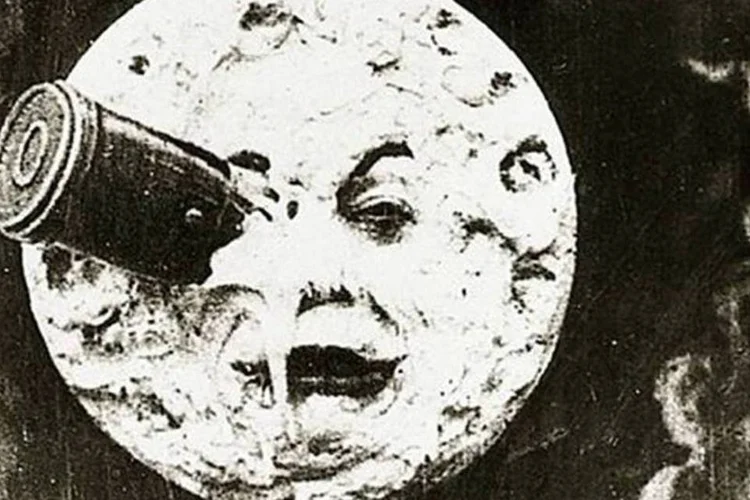 Cena do filme Viagem à Lua, clássico de Georges Méliès (Reprodução)