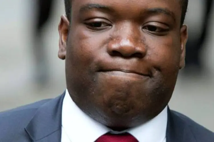 Kweku Adoboli, funcionário do banco UBS envolvido no escândalo, em Londre (Neil Hall/Reuters)