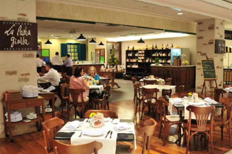 Franquia do restaurante La Pasta Gialla, em São Paulo (Divulgação)