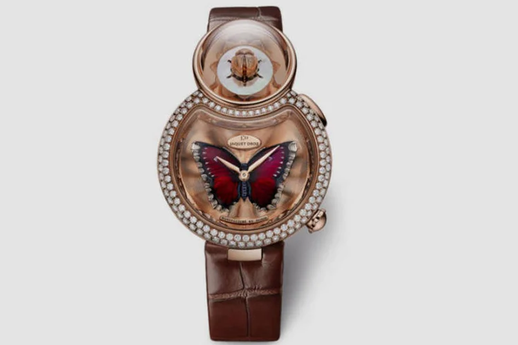 
	Novo The Lady 8 Flower, da Jaquet Droz
 (WatchTime Brasil)