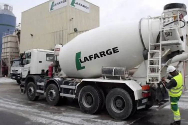 A Lafarge mantém negociações exclusivas com a Etex para a venda das atividades de gesso (Jacques Demarthon/AFP)