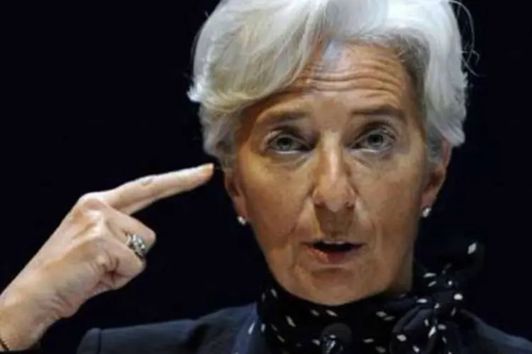A autoridade do FMI repetiu o pedido de Christine Lagarde para que os líderes europeus alcancem uma solução abrangente para a crise da zona do euro (Philippe Lopez/AFP)
