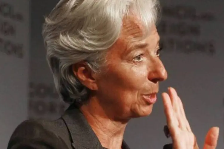 No início da semana, a Hungria pediu assistência financeira ao FMI e à Comissão Europeia conforme anunciou a diretora-geral do fundo, Christine Lagarde (Mario Tama/Getty Images)