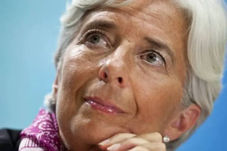 O FMI alertou que os bancos da zona do euro e de outros locais estão atrasados na obtenção de financiamentos para este ano (Brendan Smialowski/Getty Images)