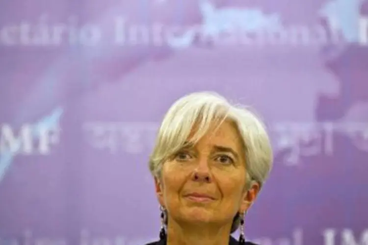 Christine Lagarde, diretora do FMI (Manan Vatsyayana/AFP)