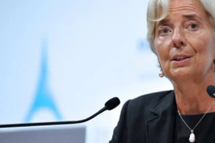 Afirmação de Lagarde foi feita na madrugada desta sexta-feira (Gerard Julien/AFP)