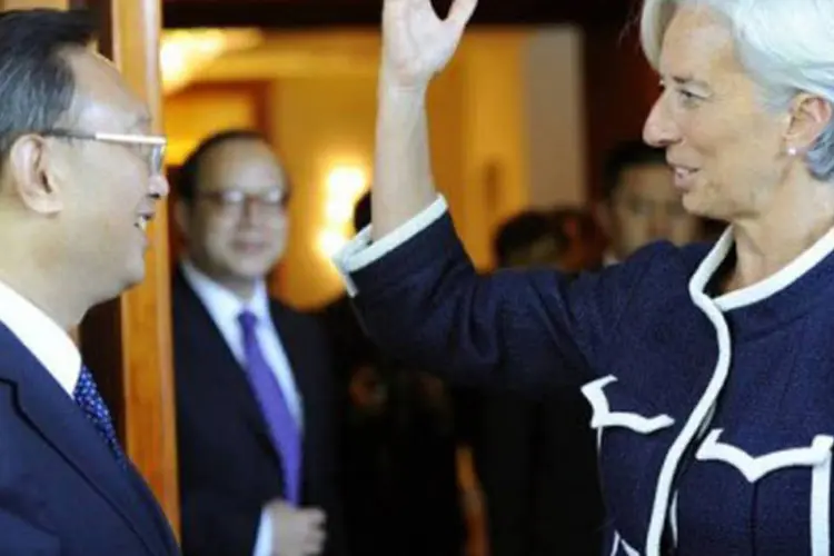 Os comentários de Lagarde como nova dirigente do FMI foram feitos quando os ministros de Finanças da zona do euro se preparam para a reunião de domingo próximo (Liu Jin/AFP)