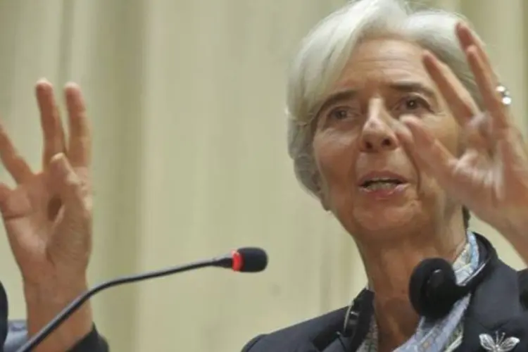 Christine Lagarde, do FMI: "a severidade da crise e a dificuldade que os europeus possuem para geri-la criarão uma onda que atingirá todas as economias do mundo" (Marcello Casal Jr/ABr)