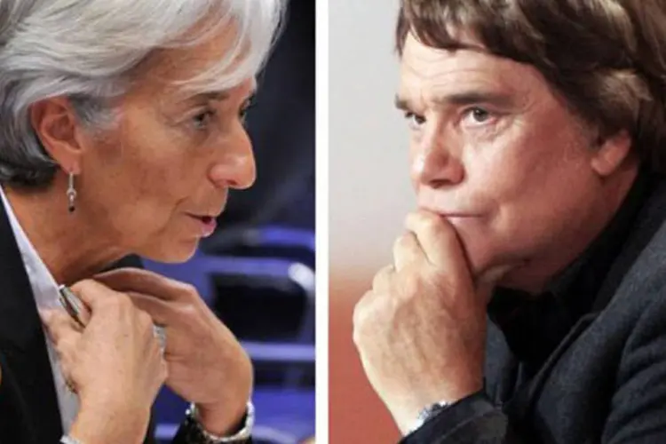 Christine Lagarde é investigada por um acordo arbitral que teria beneficiado o empresário Bernard Tapie (Gobet-Demarthon/AFP)