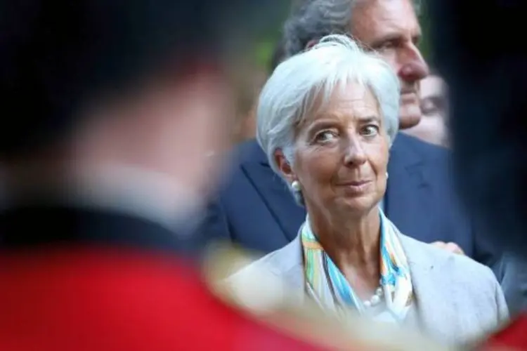 
	Christine Lagarde: pol&iacute;cia investigando alega&ccedil;&otilde;es de que agiu ilegalmente ao aprovar o pagamento arbitr&aacute;rio de &euro; 285 milh&otilde;es para Bernard Tapie
 (Getty Images)