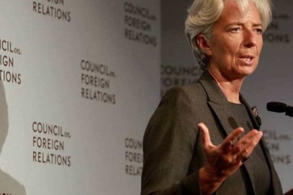 Lagarde: "O FMI está disposto a fornecer uma assistência financeira aos países afetados" (Getty Images)