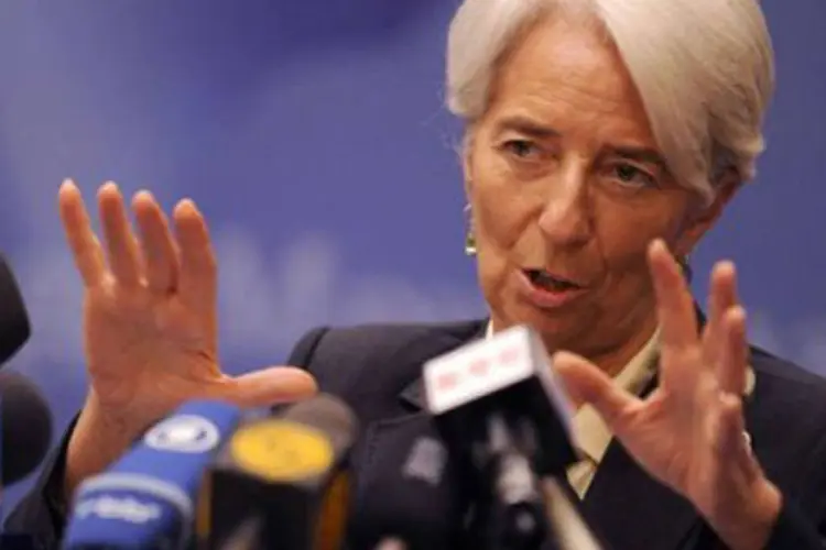 Lagarde pressionou governos da Eurozona e dos países emergentes
 (Peter Parks/AFP)