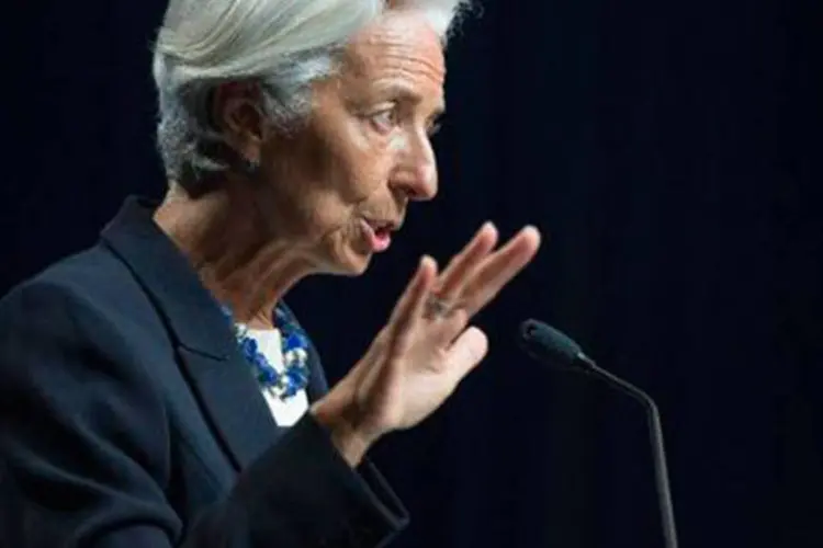 
	Lagarde: ela disse que espera &quot;fortalecer ainda mais esta colabora&ccedil;&atilde;o&quot;
 (Jim Watson/AFP)