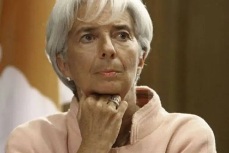 
	Christine Lagarde, diretora-gerente do FMI: &quot;n&atilde;o estamos realizando intensas negocia&ccedil;&otilde;es com o BCE&quot;
 (Yiannis Kourtoglou/AFP)