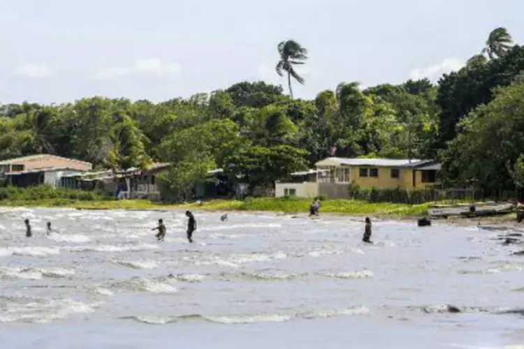 Nicarágua: "Estamos diante de um tremor de 7,2. Segundo nosso protocolo, somos obrigados a decretar alerta informativo de tsunami" (Inti Ocon/AFP)