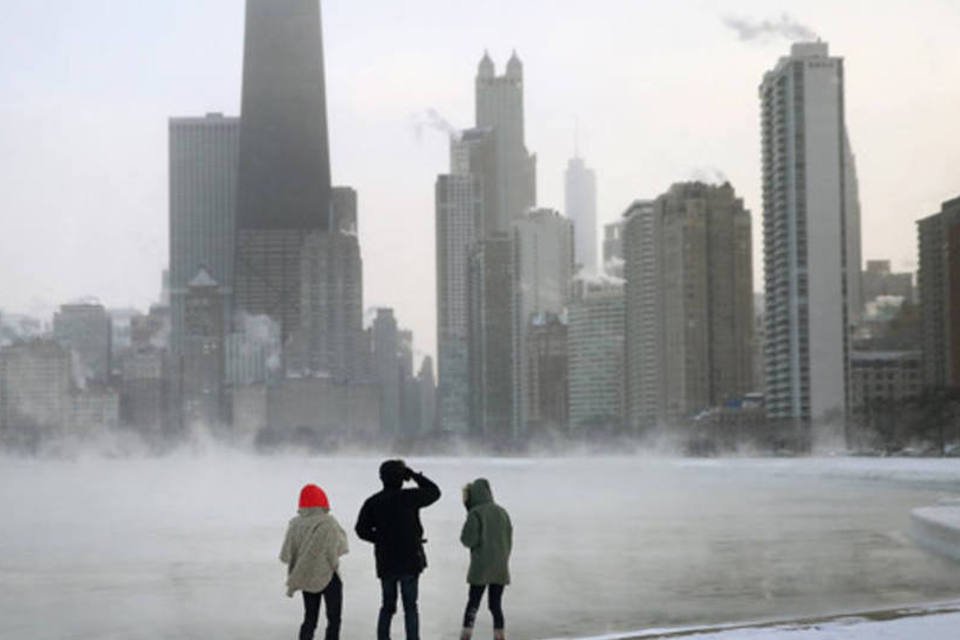 Chicago e Detroit registram recorde de baixas temperaturas