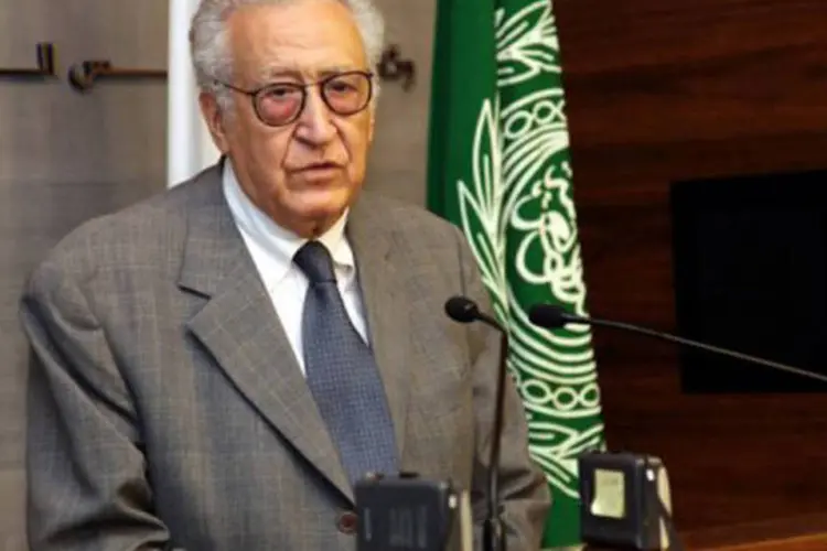 
	Lakhdar Brahimi: o diplomata argelino est&aacute; em uma viagem por v&aacute;rios pa&iacute;ses da regi&atilde;o e deve chegar a Damasco no s&aacute;bado
 (Dalati & Nohra/AFP)