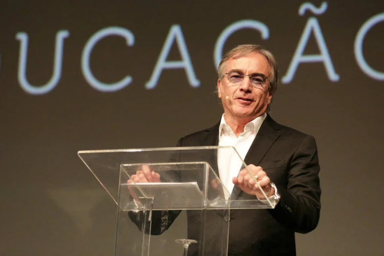 O CEO do Cirque du Soleil, Daniel Lamarre, durante palestra na HSM Expomanagement 2015, em São Paulo (@_openspace_)