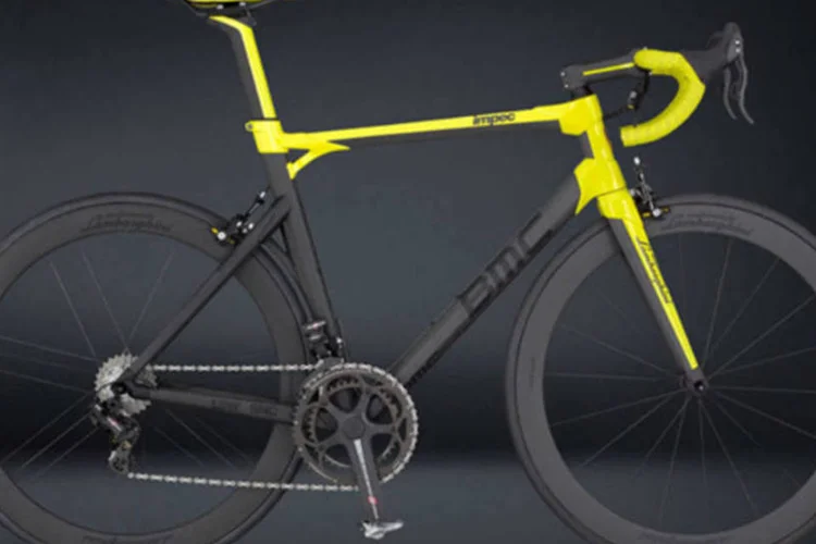 Bicicleta de luxo lançada pela Lamborghini e pela BMC Suíça  (Divulgação)