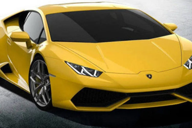 Lamborghini Huracan: modelo está em exposição no showroom da Avenida Europa, em São Paulo (Divulgação)