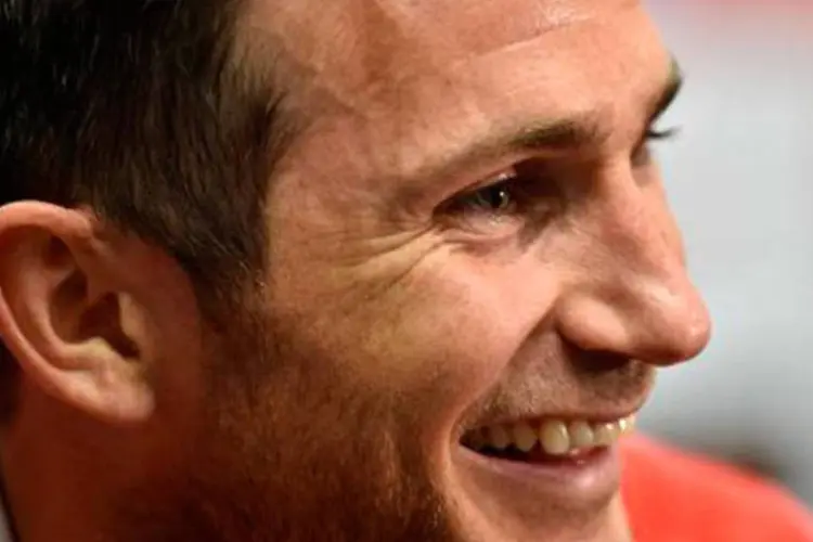 
	Frank Lampard: &quot;&eacute; um bom momento de parar&quot;, disse
 (Mladen Antonov/AFP)
