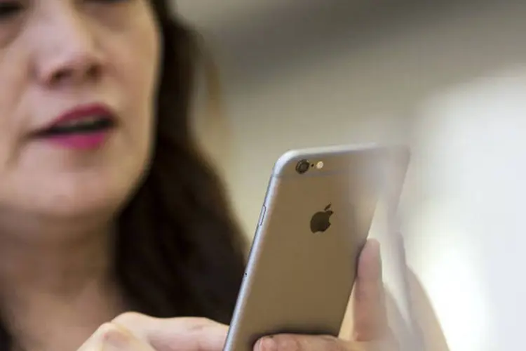 
	iPhone 6 Plus: novo smartphone da Apple tem tela de 5,5 polegadas
 (Jerome Favre/Bloomberg)